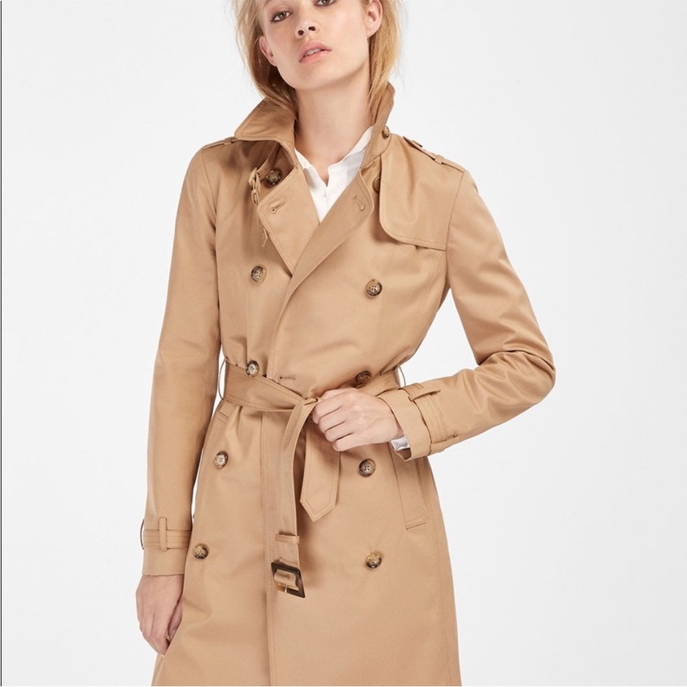 Massimo Dutti Tan Trench Coat